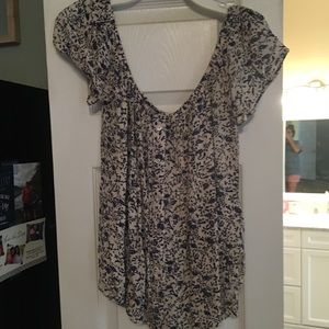 Off the shoulder floral top